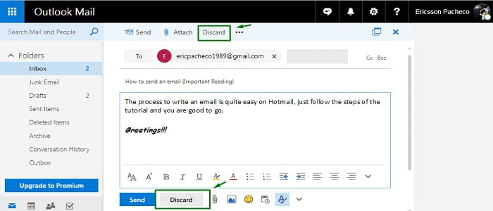 email outlook account