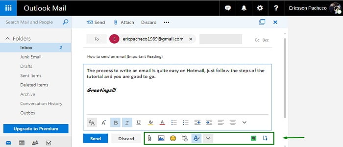 outlook email account